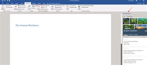 How To View And Use Researcher And Editor Tool On Ms Word 2016
