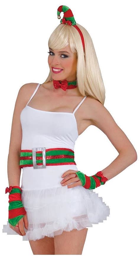 Sexy Santa Elf Costume Kit Partybell