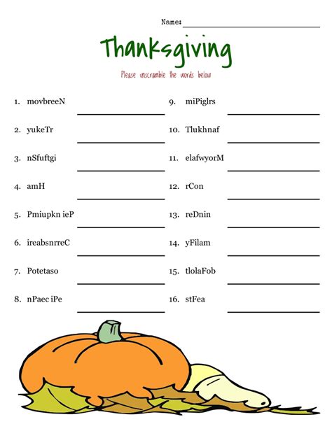Thanksgiving Printable Images Gallery Category Page 6