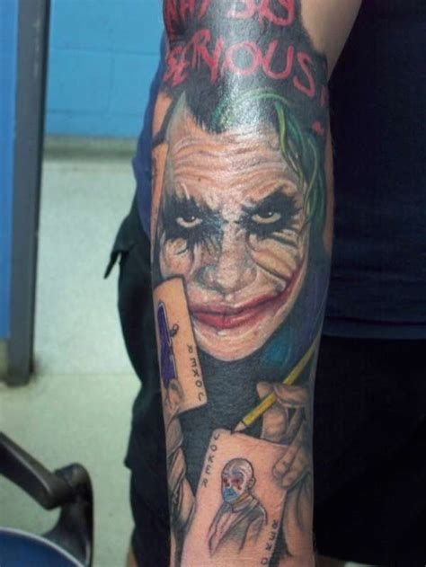 An astounding gallery of various joker tattoo designs that would make you want to have one inked. Best Tattoo Area: Joker Tattoo