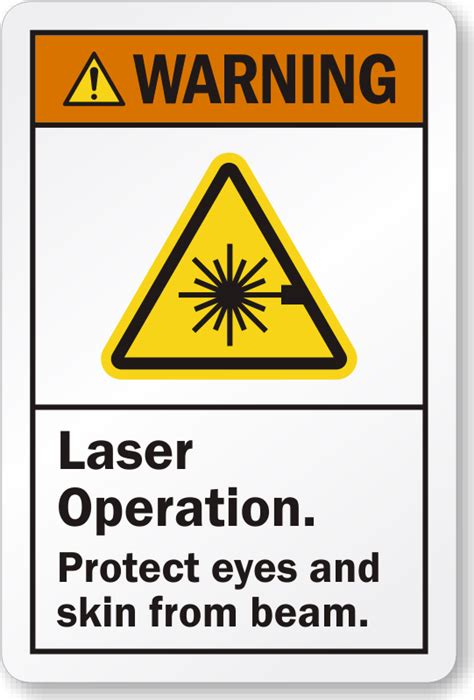 Laser Warning Labels And Decals