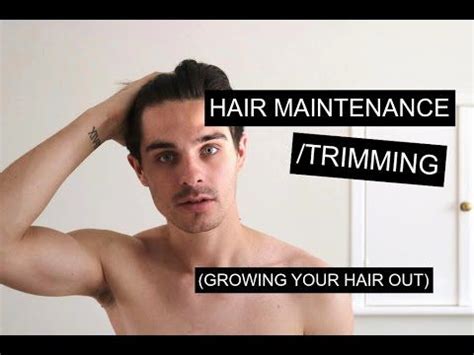Maintaining Trimming Men S Hair While Growing It Out Men S Long Hair Hair Trimmer Men