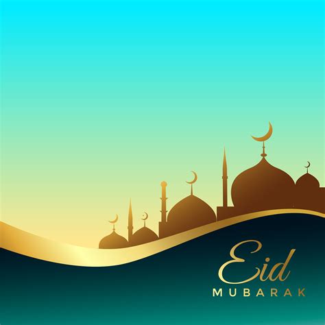 Beautiful Eid Mubarak Background Design Download Free Vector Art