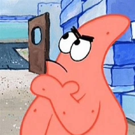 Patrick Star Thinking Rmemetemplatesofficial