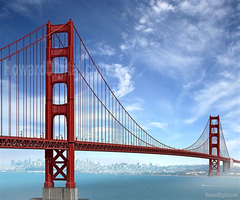 Golden Gate Bridge Renderings Howard Digital
