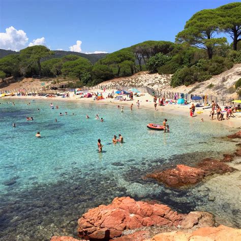 Palombaggia Beach Can Stop Fro A Light Lunch At The Water Corsica Beach Travel