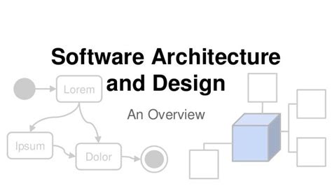 Software Architecture And Design An Overview