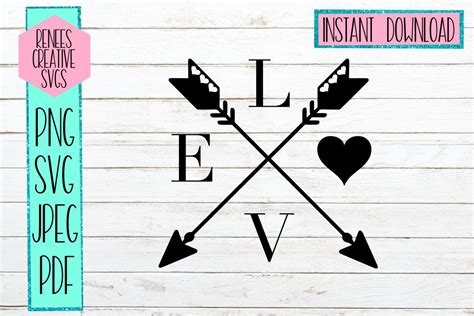 Love Arrows With Hearts Arrows Svg Cutting File By Renees Creative