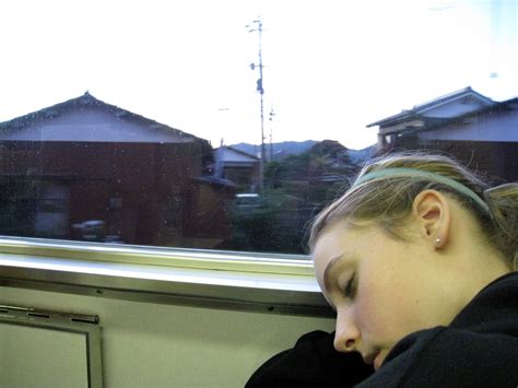 Filesleeping Girl Train Japan Wikimedia Commons