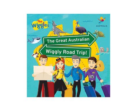 The Wiggles The Great Australian Wiggly Road Trip Hardback Book