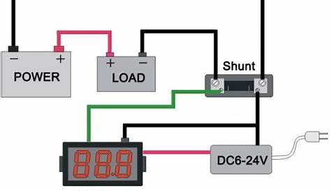 dc ammeter circuit diagram