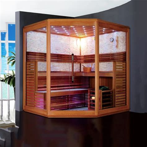 180cm With Colorful Led Light Sex Japanese Sauna Room Indoor