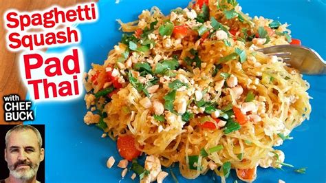 Best Spaghetti Squash Pad Thai Recipe Youtube