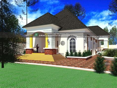 Modern 4 Bedroom Bungalow House Plans In Nigeria Worldcreeps 525