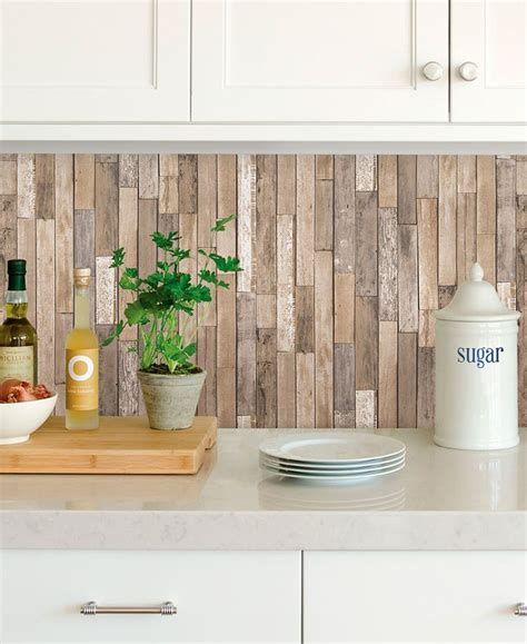 In Home™ Peel And Stick Wallpaper By Brewster The Lakeside Collection Kitchen Wall Cabinets