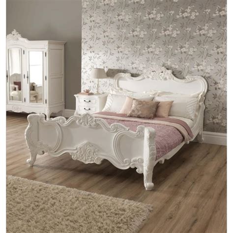 The easy charm of vintage cottage furniture is captured in the juliette collection. La Rochelle Shabby Chic Antique Style Bed | Shabby Chic ...