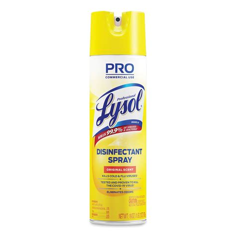 Professional Lysol Brand Disinfectant Spray Original Scent 19 Oz