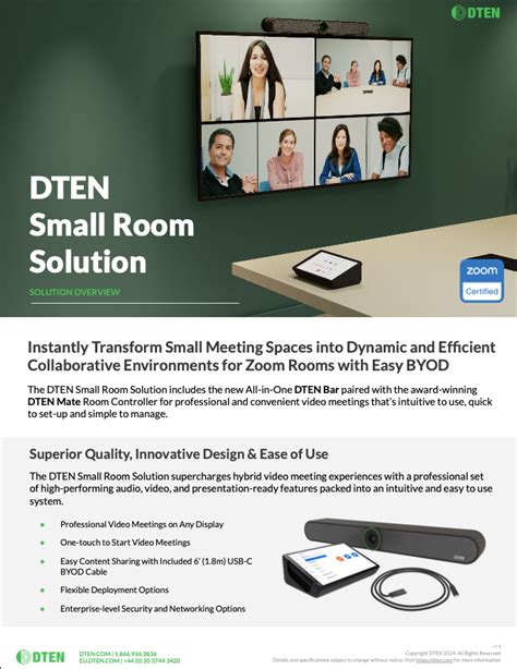 Dten Small Room Solution Brief Dten Help Center