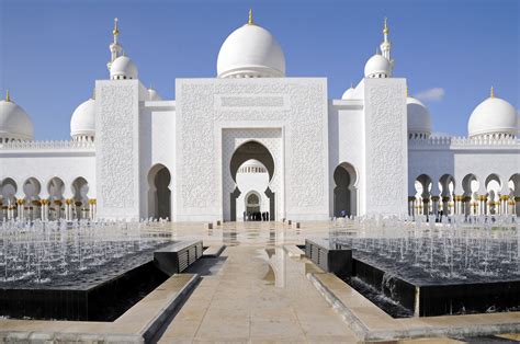 Sheikh Zayed Grand Mosque 2 Abu Dhabi Pictures Geography Im