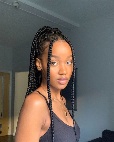 17 Hot Box Braid Looks That Will Demand Attention This Summer Cute Box Braids Hairstyles