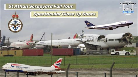 MOD St Athan Airfield Scrap Yard Full Tour Close Up Scrapped