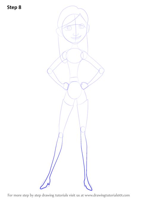 Learn How To Draw Violet Parr From The Incredibles The Incredibles