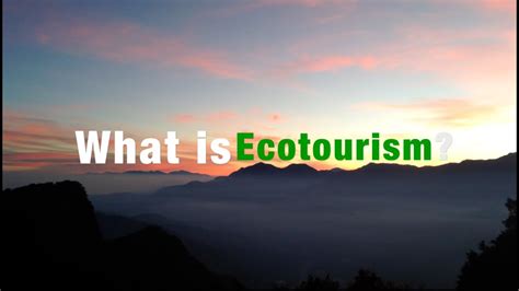 Read real life stories and examples of how sustainable travel can transform our world for the better and become a part of the change! What is Ecotourism? - YouTube