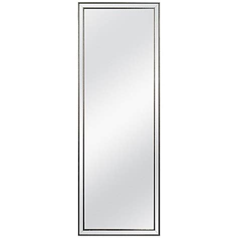 Find a huge variety of full length mirrors for wall and bathroom. Beaded Over-the-Door Mirror in Antique Pewter - Bed Bath ...