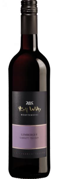 Durch seine angenehme säure wirkt er spritzig und elegant. 2018 Lemberger Kabinett trocken 0,75 L - Privatkellerei ...