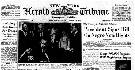 Voting Rights Act Passed The New York Times