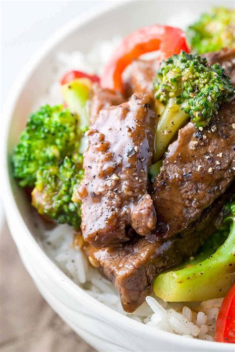 Cook and stir until thickened. Easy Chinese Beef with Broccoli Recipe | Jessica Gavin