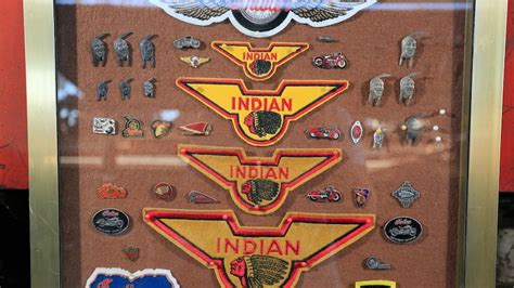 Indian Motorcycle Pins And Patches 20x30 Lot Of 62 J33 Las Vegas 2019