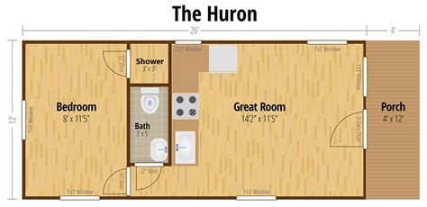 12x24 Lofted Cabin Layout Beautiful Cabin Interior Perfect For A Tiny