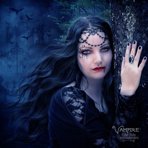 Vampire By Estherpuche Art On Deviantart Vampire Gothic Photography