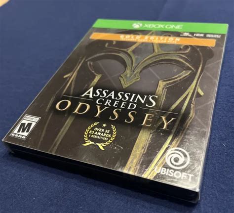 ASSASSINS CREED ODYSSEY Steelbook Gold Edition Microsoft Xbox One NO