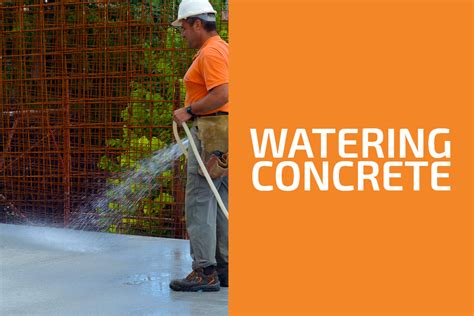 Watering Concrete Using The Moist Curing Method Handymans World