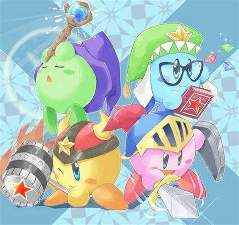 Kirby Fanart 3 Four Kirbys Kirby Amino