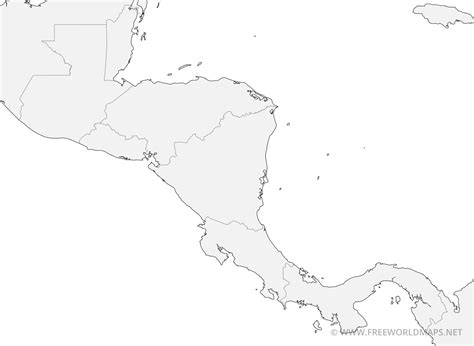 Central America Printable Pdf Maps Freeworldmaps Net 11700 The Best