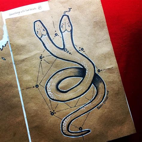 279,000 results on the web. Easy Two Headed Snake Drawing - Snake Drawing
