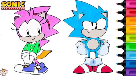 Sonic and amy coloring pages are a fun way for kids of all ages to develop creativity, focus, motor skills and color recognition. Sonic Coloring Pages Amy - sheapeterson