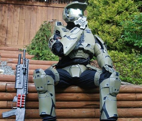 How To Make Foam Halo Armor Halo Armor Halo Cosplay Cool Costumes