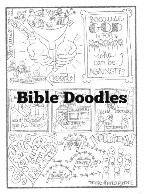 Bible Doodle Study Packet For Romans 7 8 Etsy