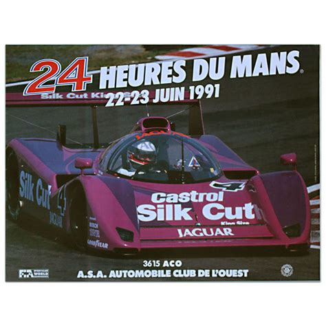 Le Mans 24 Hours 1991 Poster Original Vintage Poster