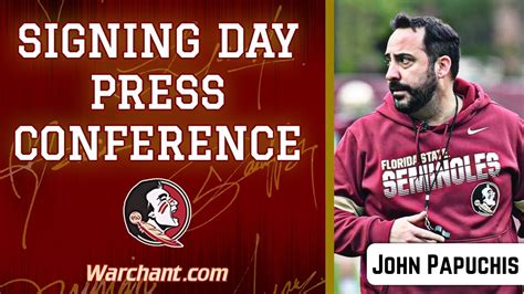 Fsu Football Recruiting Signing Day John Papuchis On Defensve Ends