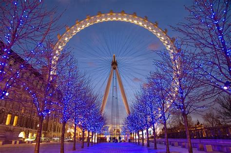 Christmas London Eye Hd Wallpapers Blog