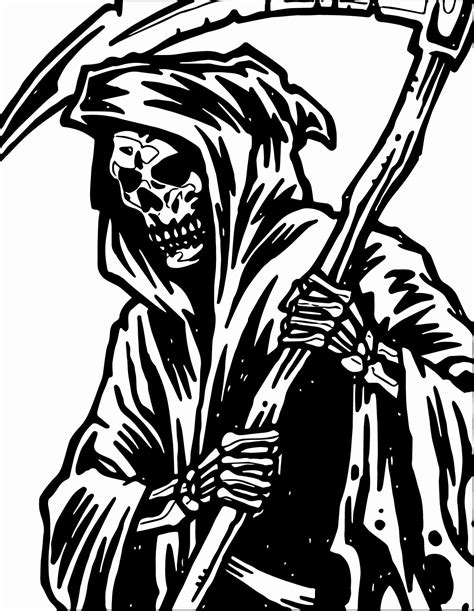 Grim Reaper Coloring Pictures Beautiful Is The Grim Reaper Evil In 2020
