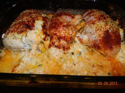 Jalapeño Spinach Cream Cheese Stuffed Chicken Fabulous After Fifty