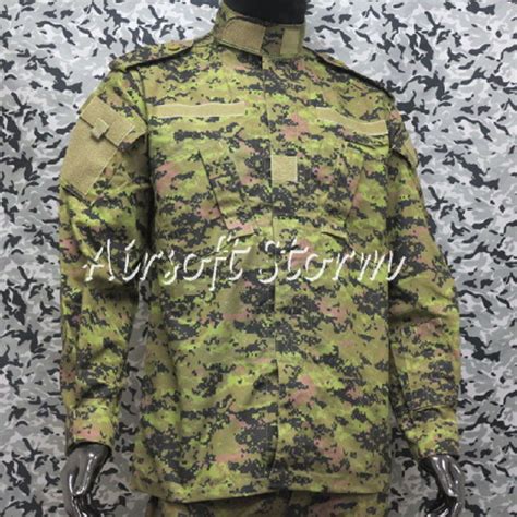 Multiple Size Canadian Cadpat Digital Woodland Camo Bdu Uniform Shirt