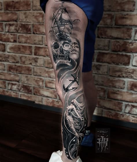 Laszlo Hrozik Full Leg Tattoo Men Leg Tattoos Leg Tattoo Men Best Leg Tattoos