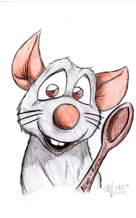 Remy Ratatouille By Steff Magalhaes In 2020 Disney Art Drawings